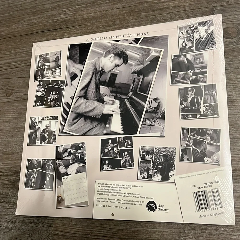 NWT Elvis Presley Calendar Factory Sealed!
